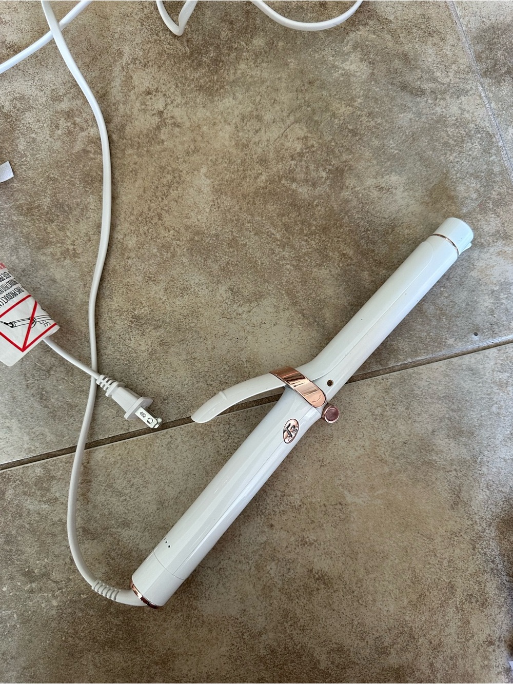 EXCELLENT T3 1” SINGLE PASS CURL CERAMIC CURLING IRON WOW